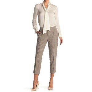 NEW Brochu Walker Gwinn Crop Pants Petra Plaid XS